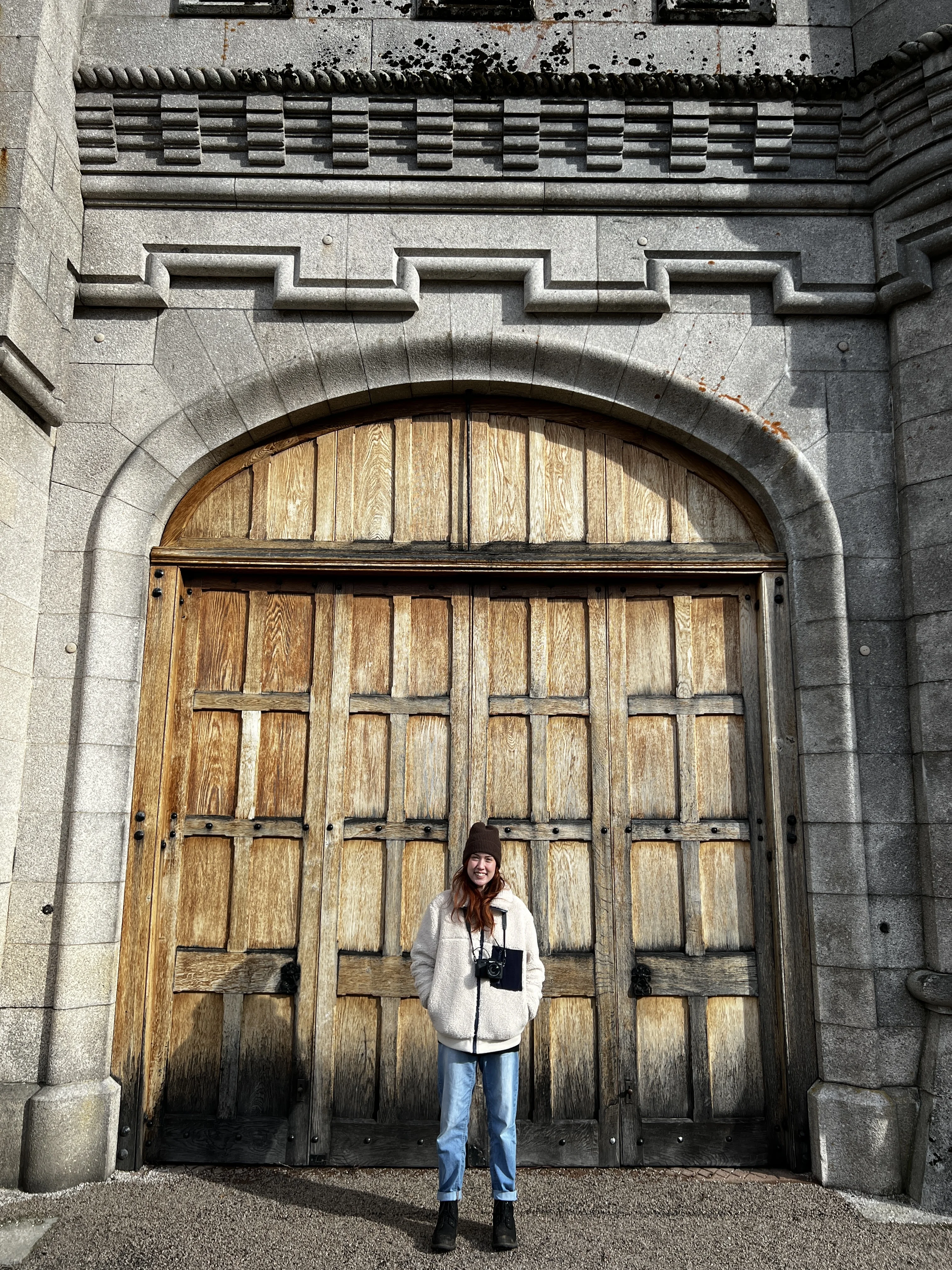 Talli at the big door